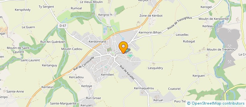 localisation de l'entreprise ASSOCIATION POUR LA SAUVEGARDE DE LA CHAPELLE DE LISCORNO  LANNEBERT