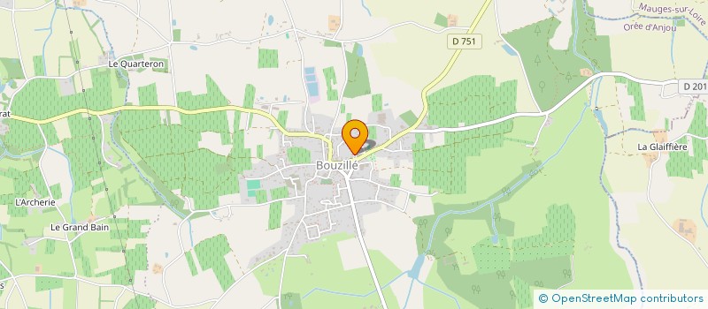 localisation de l'entreprise ASSOCIATION POUR LA SAUVEGARDE DE LA CHAPELLE DES RECOINS à MONTREVAULT-SUR-EVRE