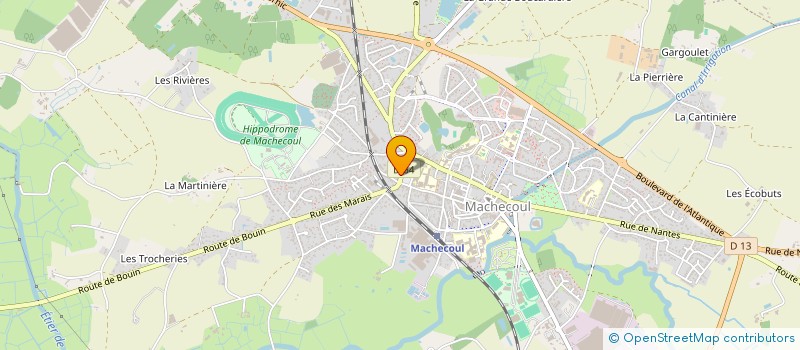 localisation de l'entreprise ASSOCIATION POUR LA SAUVEGARDE DE LA CORDERIE PLANTIVE  MACHECOUL-SAINT-MEME