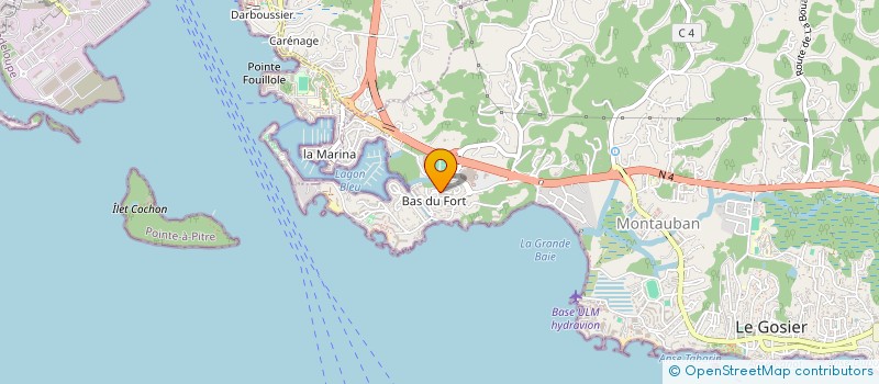 localisation de l'entreprise ASSOCIATION POUR LA SAUVEGARDE DE LA MAISON NATALE DE SAINT JOHN PERSE à LE GOSIER