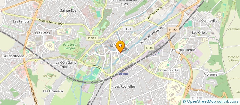 localisation de l'entreprise ASSOCIATION POUR LA SAUVEGARDE DE LA SANTE BUCCO-DENTAIRE à DREUX