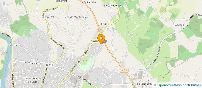 localisation de l'entreprise ASSOCIATION POUR LA SAUVEGARDE DES AVIONS ANCIENS à VILLENEUVE-SUR-LOT