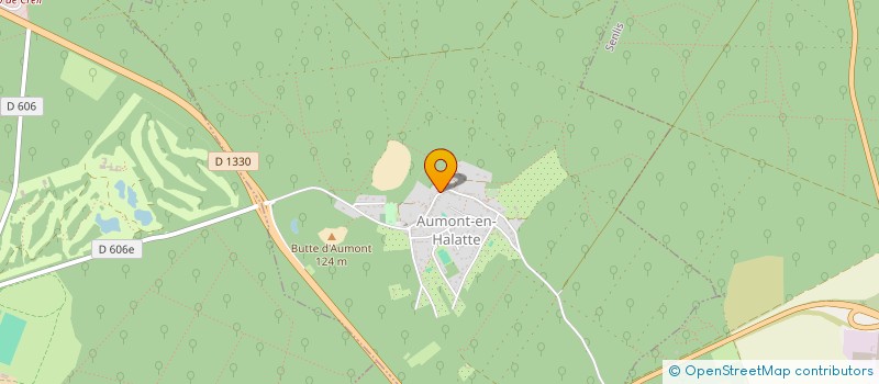 localisation de l'entreprise ASSOCIATION POUR LA SAUVEGARDE DES POTEAUX DES TROIS FORETS DE CHANTILLY, ERMENONVILLE ET HALATTE DITE A.P.T.F.  AUMONT-EN-HALATTE