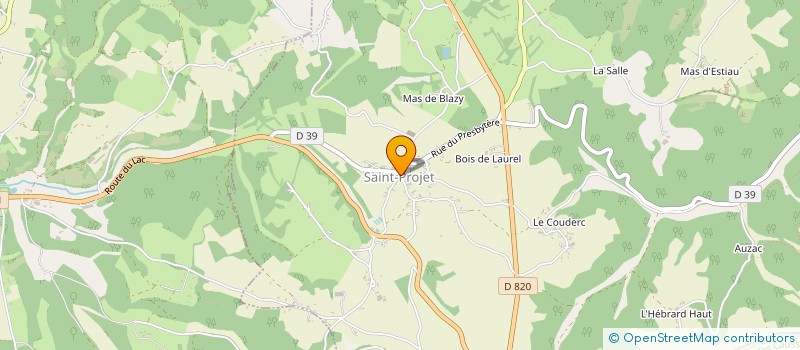 localisation de l'entreprise ASSOCIATION POUR LA SAUVEGARDE DES SITES ET DE L'ENSEMBLE DU PATRIMOINE DU VIGAN  LE VIGAN