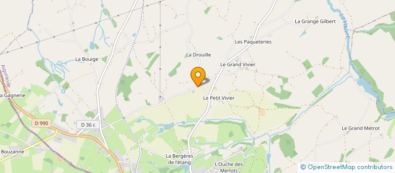 localisation de l'entreprise ASSOCIATION POUR LA SAUVEGARDE DU GRAND MOULIN D'AIGURANDE à AIGURANDE
