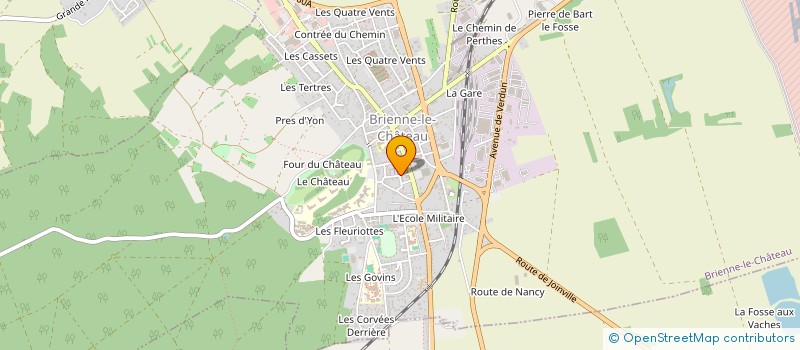 localisation de l'entreprise ASSOCIATION POUR LA SAUVEGARDE DU PATRIMOINE DE BRIENNE LE CHATEAU  BRIENNE-LE-CHATEAU