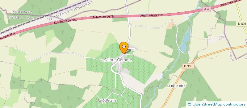 localisation de l'entreprise ASSOCIATION POUR LA SAUVEGARDE DU PATRIMOINE DE SAINTE-GEMME à SAINTE-GEMME