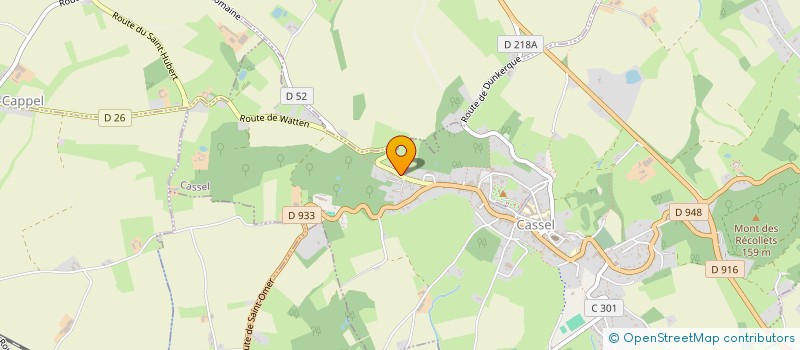localisation de l'entreprise ASSOCIATION POUR LA SAUVEGARDE DU PATRIMOINE DE WEMAERS-CAPPEL à WEMAERS-CAPPEL