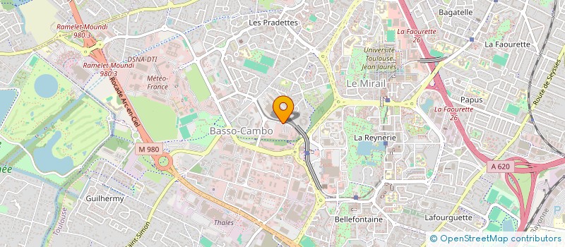 localisation de l'entreprise ASSOCIATION POUR LA SAUVEGARDE DU PATRIMOINE DES TRANSPORTS URBAINS ET INTERURBAINS TOLOUSAINS  TOULOUSE