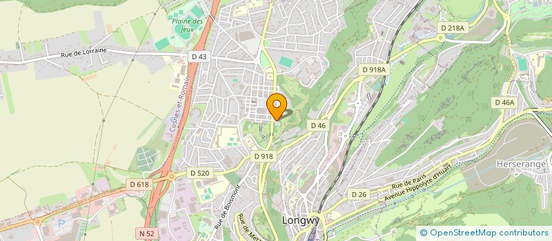 localisation de l'entreprise ASSOCIATION POUR LA SAUVEGARDE DU PATRIMOINE DU PAYS DE LONGWY à LONGWY