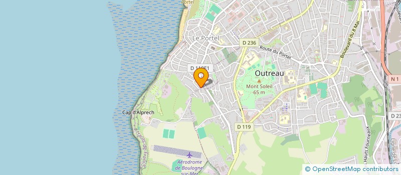 localisation de l'entreprise ASSOCIATION POUR LA SAUVEGARDE DU PATRIMOINE RADIOMARITIME  LE PORTEL