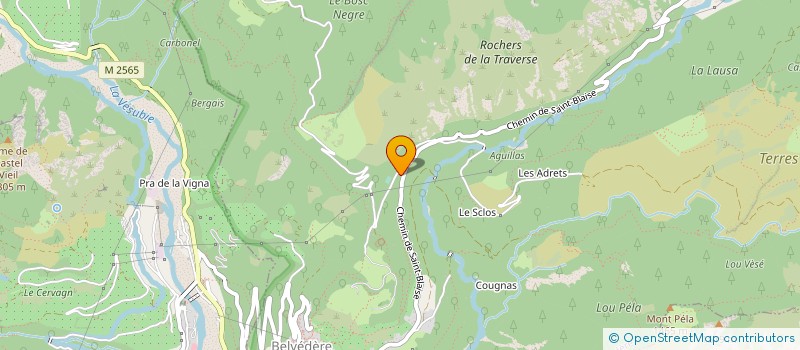localisation de l'entreprise ASSOCIATION POUR LA SAUVEGARDE DU PATRIMOINE RELIGIEUX DE BELVEDERE à BELVEDERE