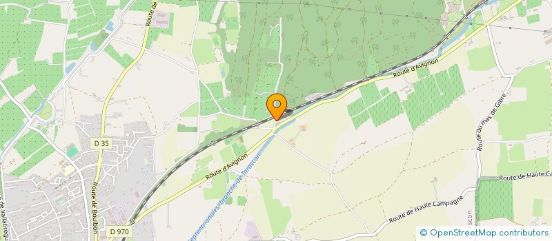 localisation de l'entreprise ASSOCIATION POUR LA SAUVEGARDE DU PATRIMOINE VERNACULAIRE  TARASCON