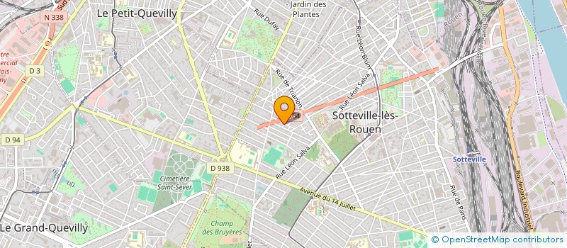 localisation de l'entreprise ASSOCIATION POUR LA SAUVEGARDE DU PONT DE COQ  SOTTEVILLE-LES-ROUEN