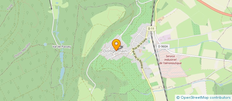 localisation de l'entreprise ASSOCIATION POUR LA SAUVEGARDE DU SOL ET DU SOUS-SOL TOULOIS  DOMGERMAIN