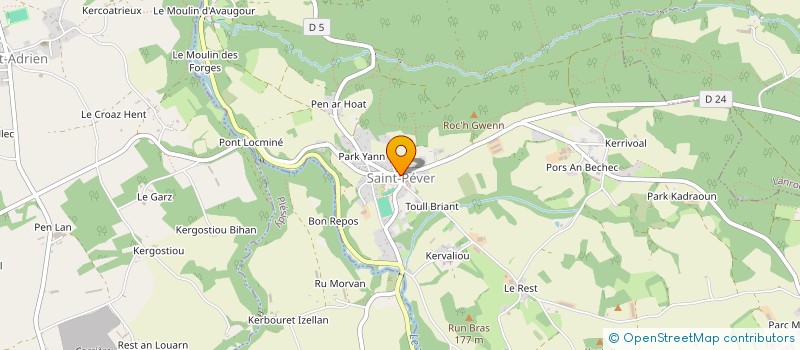localisation de l'entreprise ASSOCIATION POUR LA SAUVEGARDE ET LA DIFFUSION DE L'OEUVRE DE PATRICE CLERAMBOURG  SAINT-PEVER