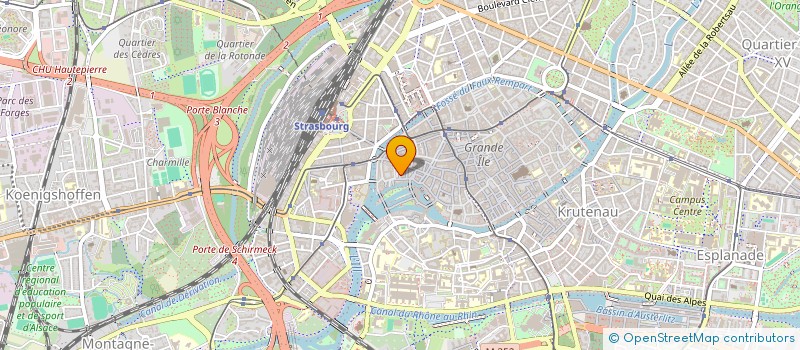 localisation de l'entreprise ASSOCIATION POUR LA SAUVEGARDE ET LA MISE EN VALEUR DE LA PETITE-FRANCE à STRASBOURG