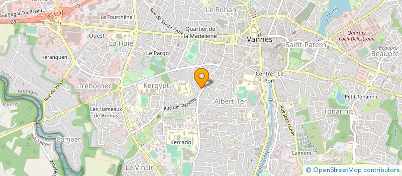 localisation de l'entreprise ASSOCIATION POUR LA SAUVEGARDE ET LA MISE EN VALEUR DU PATRIMOINE DU COLLEGE ET LYCEE SAINT FRANCOIS- XAVIER DE VANNES à VANNES