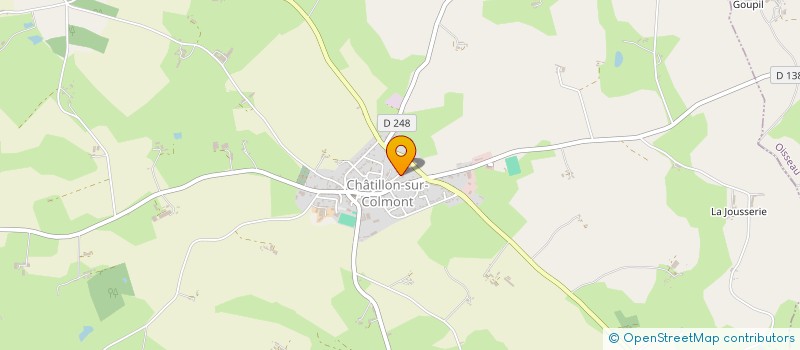 localisation de l'entreprise ASSOCIATION POUR LA SAUVEGARDE ET LA VALORISATION DU PATRIMOINE DE CHATILLON à CHATILLON-SUR-COLMONT