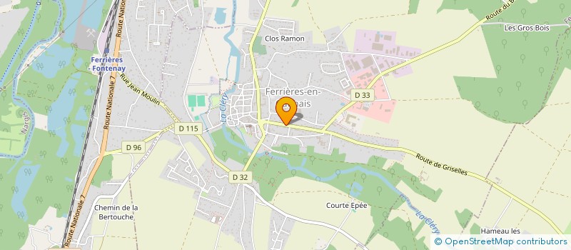 localisation de l'entreprise ASSOCIATION POUR LA SAUVEGARDE ET LA VALORISATION DU RELAIS DE FONTENAY à FONTENAY-SUR-LOING