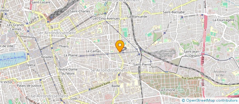 localisation de l'entreprise ASSOCIATION POUR LA SCIENCE LA CHARITE ET L'EDUCATION A LA TOLERANCE  MARSEILLE