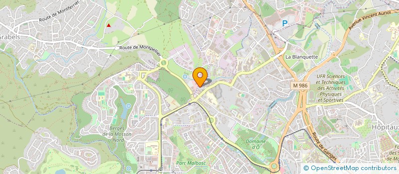 localisation de l'entreprise ASSOCIATION POUR LA SECURITE ROUTIERE DES MOTARDS à MONTPELLIER