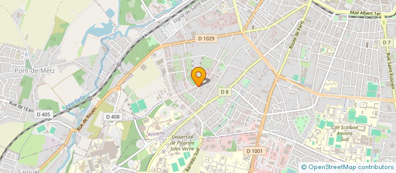 localisation de l'entreprise ASSOCIATION POUR LA SENSIBILISATION AU DON DE MOELLE OSSEUSE EN PICARDIE (ASDMO PICARDIE)  AMIENS