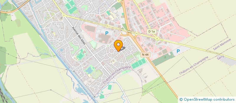 localisation de l'entreprise ASSOCIATION POUR LA SOLIDARITE DES SUPPLETIFS DE L'ARMEE FRANCAISE EN ALGERIE  CHALONS-EN-CHAMPAGNE