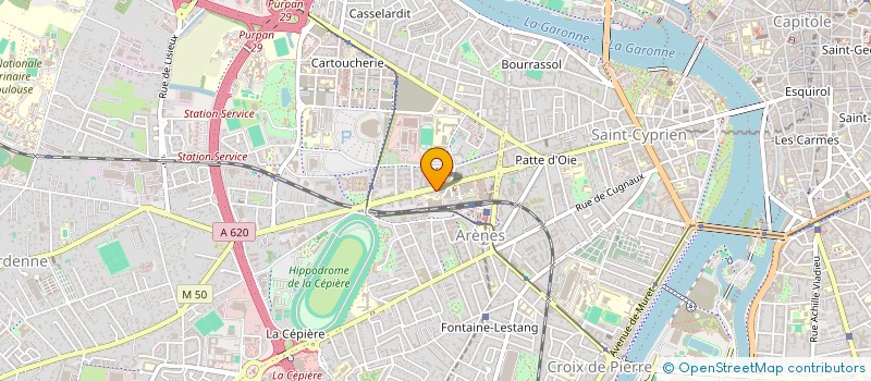 localisation de l'entreprise ASSOCIATION POUR LA SOLIDARITE ET L'ENTRAIDE-MAMETHY  TOULOUSE