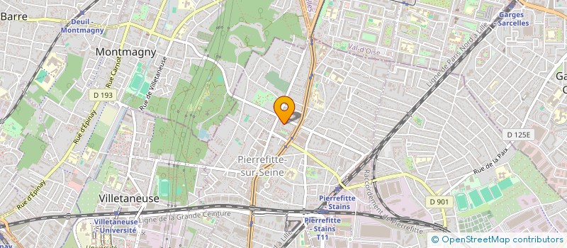 localisation de l'entreprise ASSOCIATION POUR LA SOLIDARITE ET LE DEVELOPPEMENT       (ASD)  PIERREFITTE-SUR-SEINE