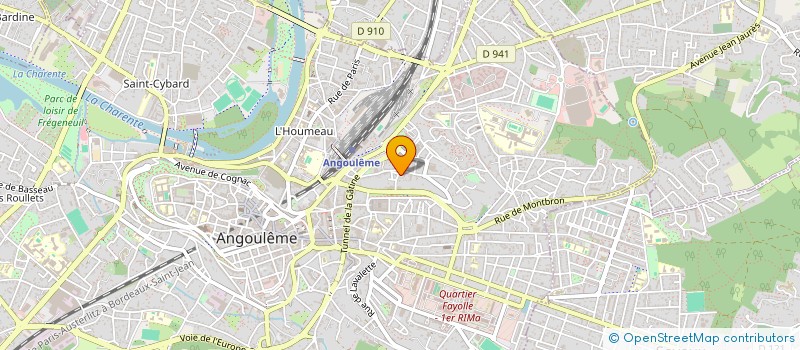 localisation de l'entreprise ASSOCIATION POUR LA SOLIDARITE L AMITIE ENTRE LES PEUPLES ET LE CO-DEVELOPPEMENT ASAC AFRIQUE à ANGOULEME