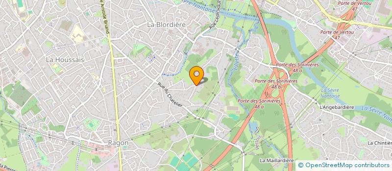localisation de l'entreprise ASSOCIATION POUR LA TRANSFORMATION DES BATEAUX A MOTEUR ESSENCE OU DIESEL EN ELECTRIQUE (POSEITHOR) à REZE