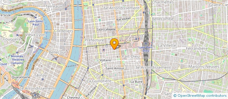 localisation de l'entreprise ASSOCIATION POUR LA TRANSMISSION EN RHONE ALPES  LYON