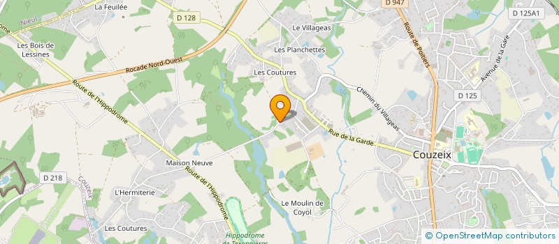 localisation de l'entreprise ASSOCIATION POUR LA VALORISATION DES USAGES DES MEDIAS SOCIAUX (VUMS) à COUZEIX