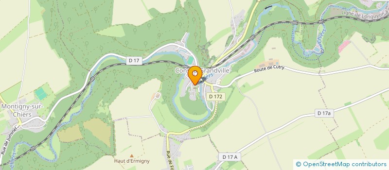 localisation de l'entreprise ASSOCIATION POUR LA VALORISATION DU SITE HISTORIQUE DE CONS LA GRANDVILLE  CONS-LA-GRANDVILLE