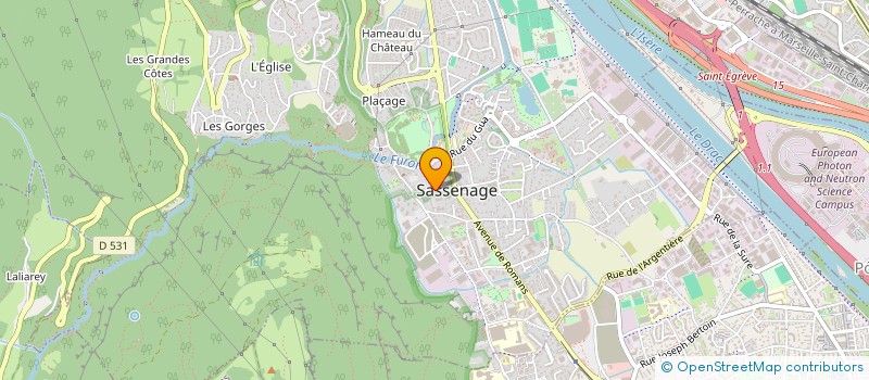 localisation de l'entreprise ASSOCIATION POUR LA VALORISATION ET LA DECOUVERTE DE TOUS LES METIERS  SASSENAGE