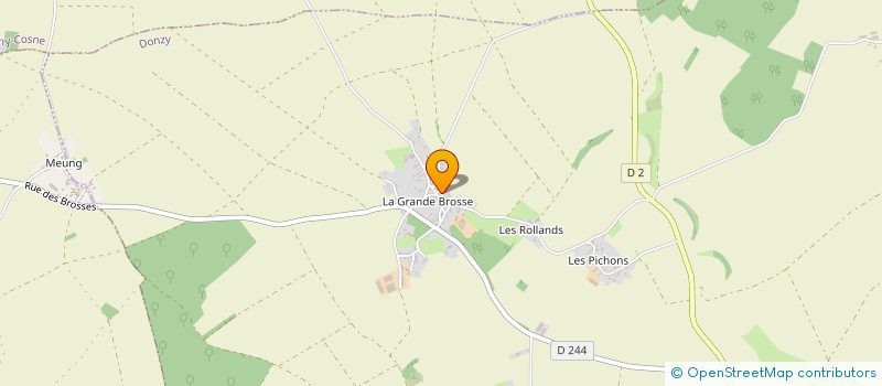 localisation de l'entreprise ASSOCIATION POUR LA VALORISATION ET LA PROMOTION DU PATRIMOINE A TRAVERS L'ART ET LA CULTURE à DONZY