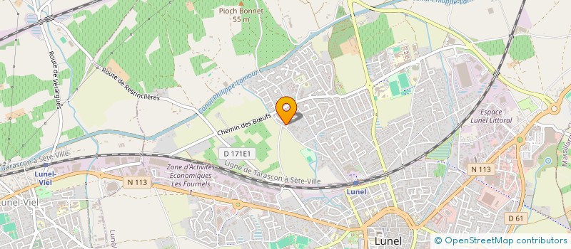 localisation de l'entreprise ASSOCIATION POUR LA VIE à LUNEL