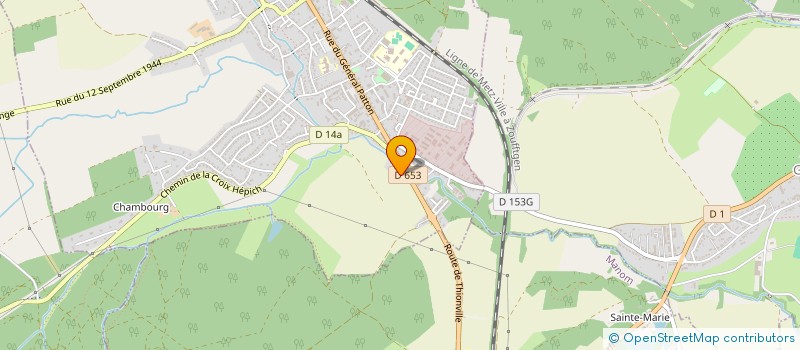 localisation de l'entreprise ASSOCIATION POUR LA VISITE DES MALADES DANS LES ETABLISSEMENTS HOSPITALIERS DE THIONVILLE  THIONVILLE