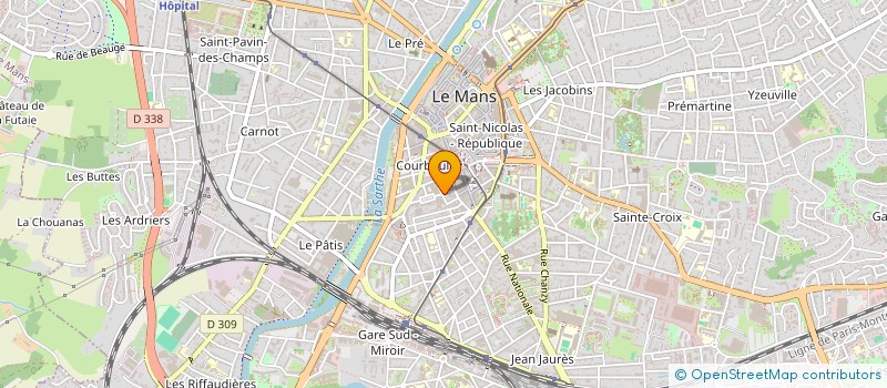localisation de l'entreprise ASSOCIATION POUR LA VULGARISATION D'INTERNET  LE MANS