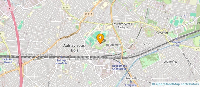 localisation de l'entreprise ASSOCIATION POUR LE BIEN-ETRE DES PATIENTS (AP.BEP) à SEVRAN