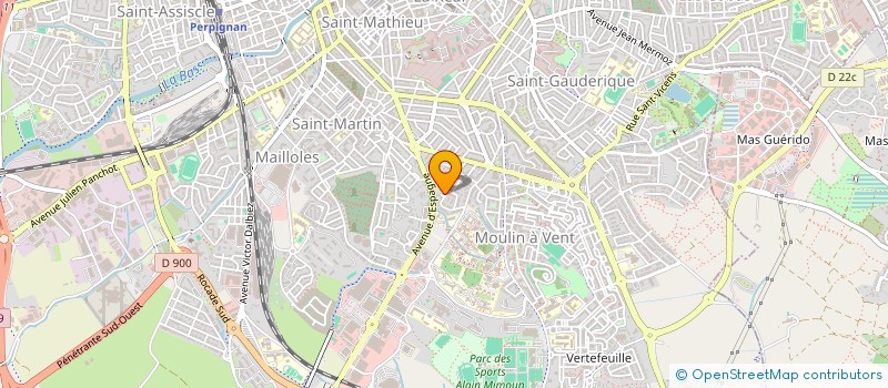 localisation de l'entreprise ASSOCIATION POUR LE CADRE DE VIE ET L'ENVIRONNEMENT DU LOTISSEMENT PASSIO VELLA  PERPIGNAN