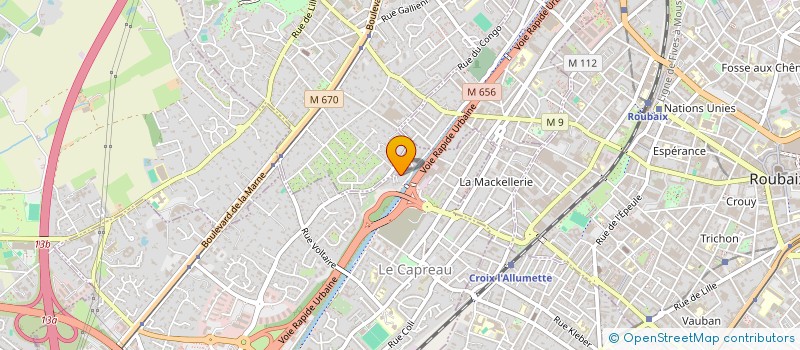 localisation de l'entreprise ASSOCIATION POUR LE CINEMA ET LES EFFETS SPECIAUX ACFX  WASQUEHAL