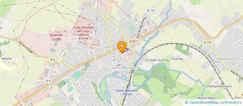 localisation de l'entreprise ASSOCIATION POUR LE CINEMA SAINT MAIXENTAIS à SAINT-MAIXENT-L'ECOLE