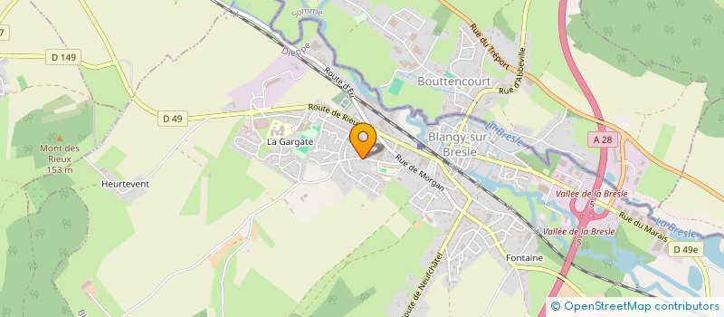 localisation de l'entreprise ASSOCIATION POUR LE COLLEGE DU CAMPIGNY à BLANGY-SUR-BRESLE