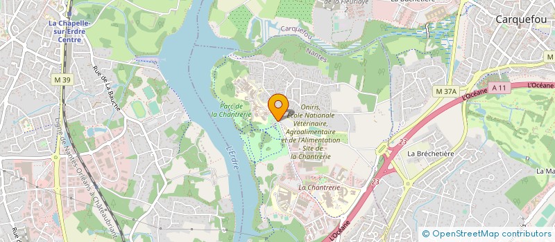 localisation de l'entreprise ASSOCIATION POUR LE CONGRES VETERINAIRE PORCIN 2015 à NANTES