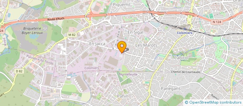 localisation de l'entreprise ASSOCIATION POUR LE CULTE DES TEMOINS DE JEHOVAH DE COLOMIERS à COLOMIERS