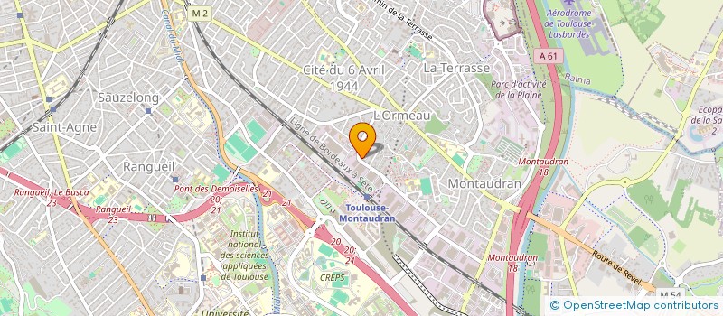 localisation de l'entreprise ASSOCIATION POUR LE CULTE DES TEMOINS DE JEHOVAH DE TOULOUSE SUD-EST à TOULOUSE