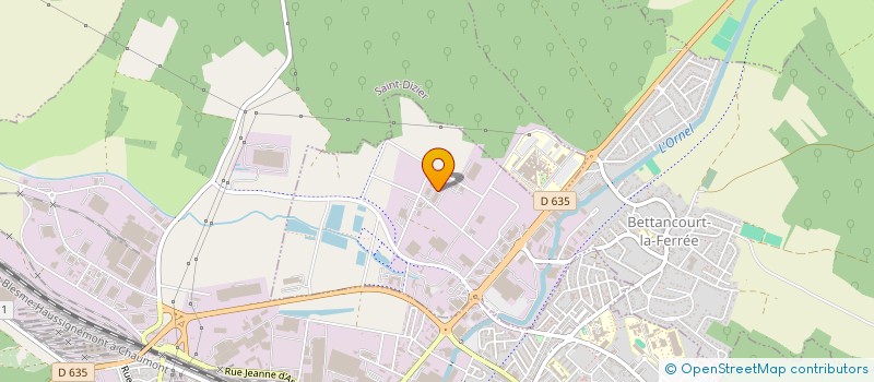localisation de l'entreprise ASSOCIATION POUR LE DEPISTAGE DES CANCERS EN HAUTE MARNE à BETTANCOURT-LA-FERREE