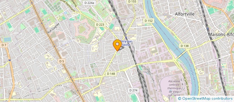 localisation de l'entreprise ASSOCIATION POUR LE DEVELOPPEMENT ARTISTIQUE ET MUSICAL à VITRY-SUR-SEINE